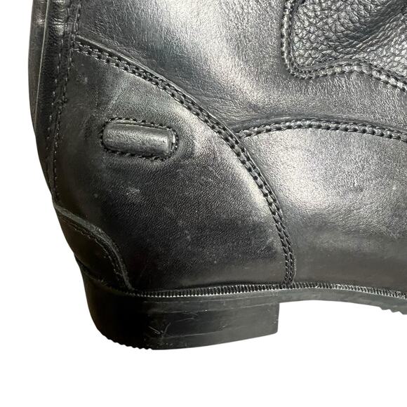 Ovation Girls Black Leather Flex Sport Field Boot Sz 2 Regular Equestrian Riding - Picture 8 of 16